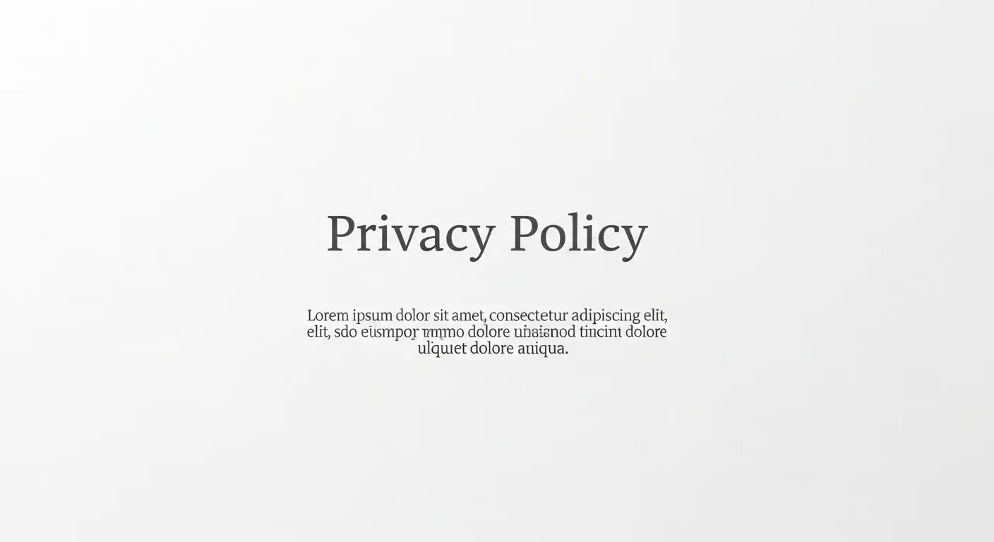 Privacy Policy