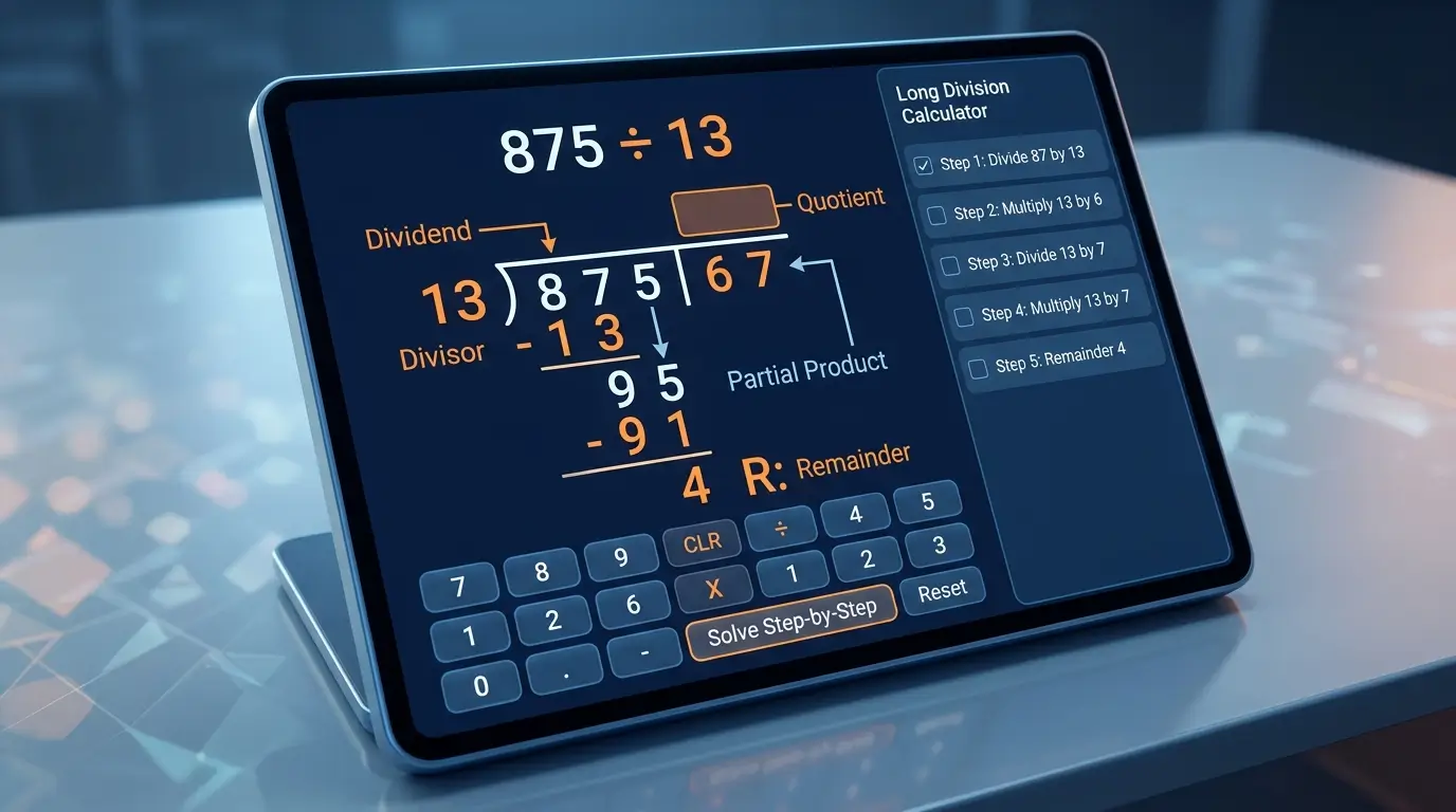 What Is a Long Division Calculator?